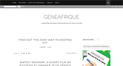 Desktop Screenshot of geneafrique.com